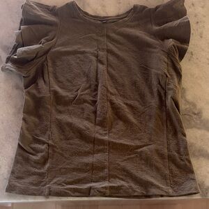 Uniqlo Ruffle Sleeve Blouse